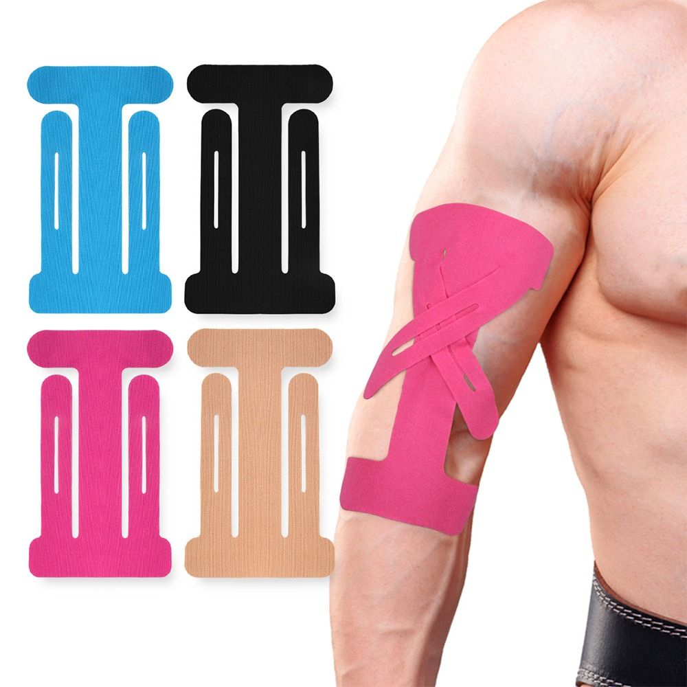 Sports Taping Precut - 10pcs Stability Waterproof Elbow Bandage Breathable