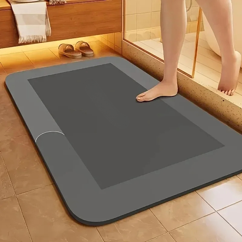 Diatomaceous Earth Bath Mat, S - огляд і ціна Bamboo Bath Mat