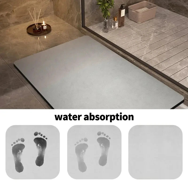 VIKAMA Diatomite Bath Mat Soli - огляд і ціна Bamboo Bath Mat