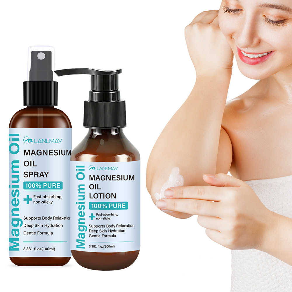 Magnesium Oil Spray & Lotion S - огляд і ціна Bath Salts Magnesium