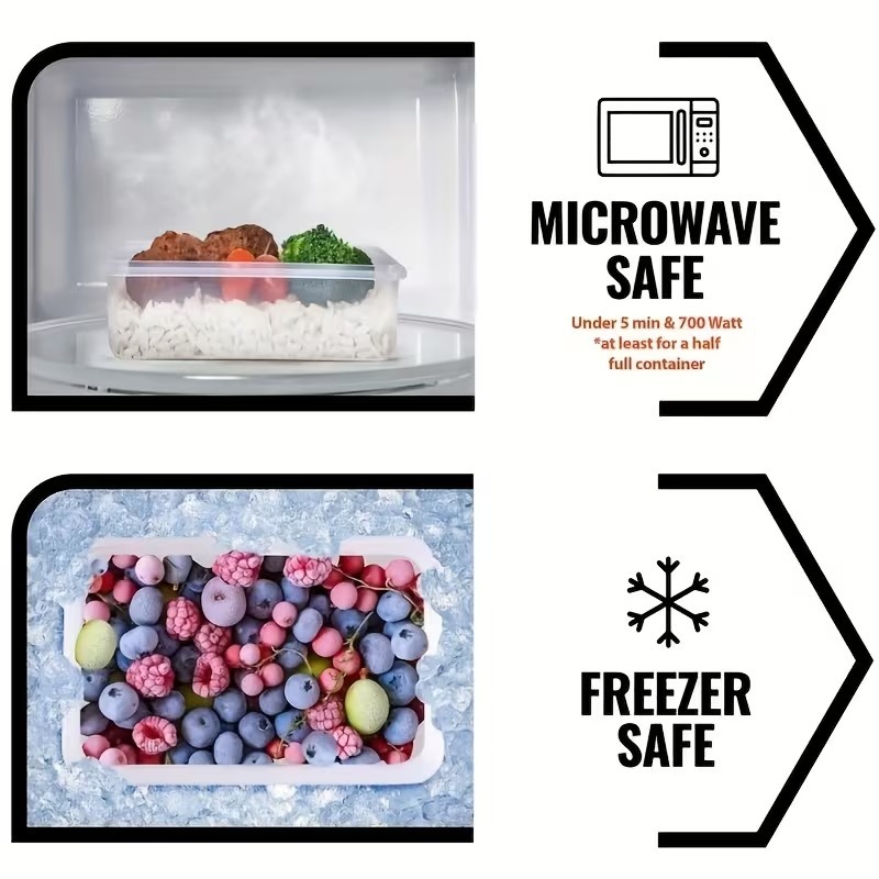 4-Piece Clear Food Storage Con - огляд і ціна Health Wellness Lifestyle