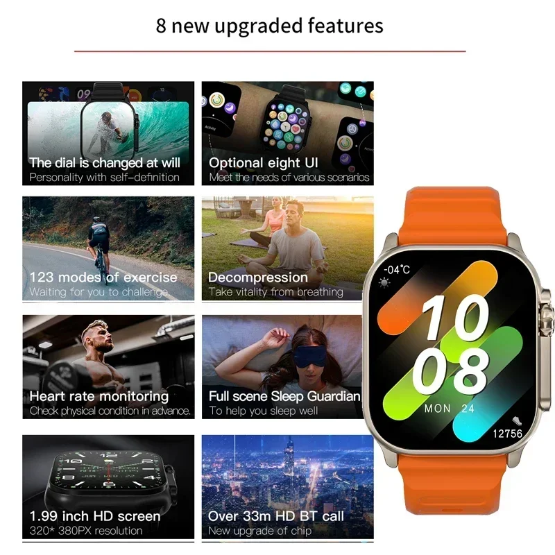 New Series 9 Watch PK HK8 PRO  - огляд і ціна Health Wellness Bracelet