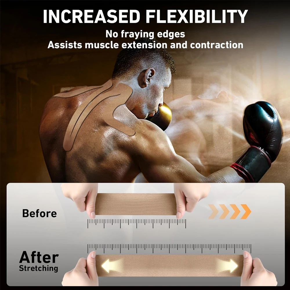 5PC Precut Kinesiology Tape fo - огляд і ціна Sports Taping Precut