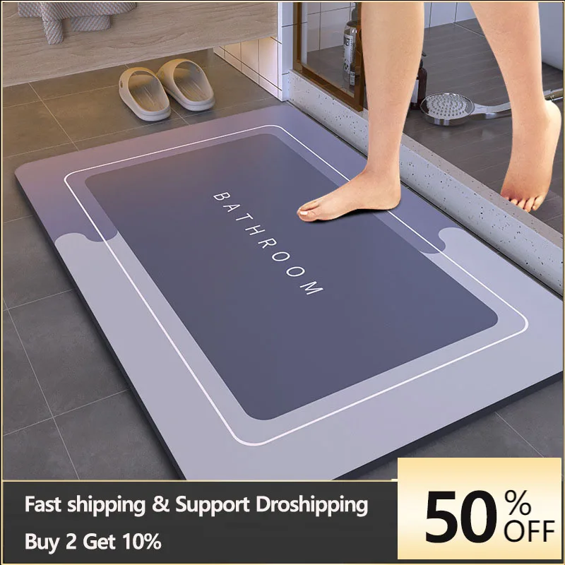 Bath Mat Super Absorbent Non S - огляд і ціна Bamboo Bath Mat